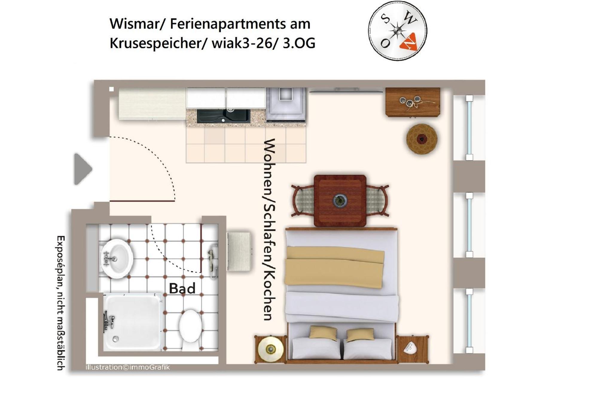 Ferienapartments Am Krusespeicher Ferienapartments Am Krusespeicher 3-26 Wißmar Esterno foto